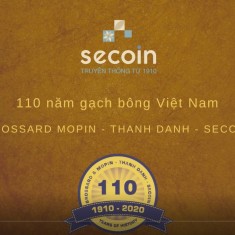 110 NĂM GẠCH BÔNG VIỆT NAM (BROSSARD MOPIN- THANH DANH - SECOIN) (1910-2020)