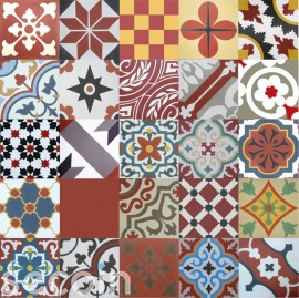 Patchwork Red