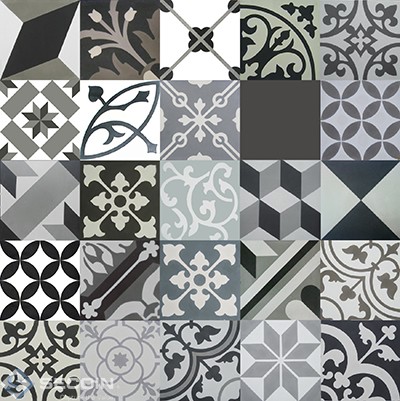 Patchwork Black-White (Tông trắng đen)