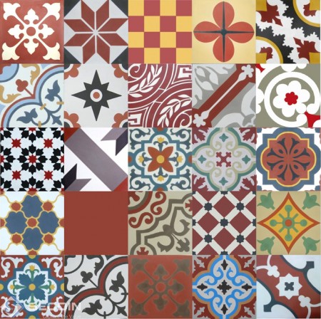Patchwork Red