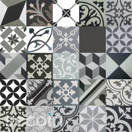 Patchwork Black-White (Tông trắng đen)