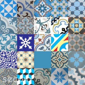 Patchwork Blue