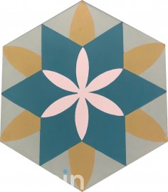 Gạch bông lục giác Estrella 6165