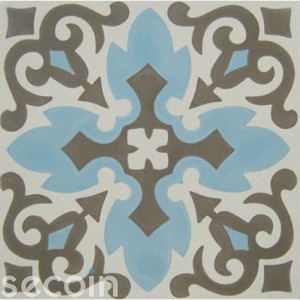 Encaustic cement tile A205 (S13,S834,S7005)