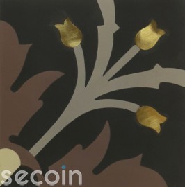 Brass inlaid tile AC 148-A