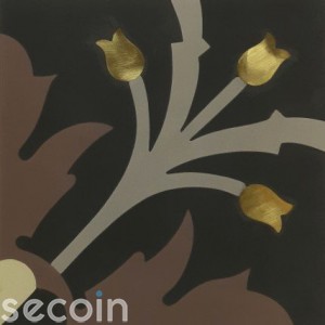 Brass inlaid tile AC 148-A