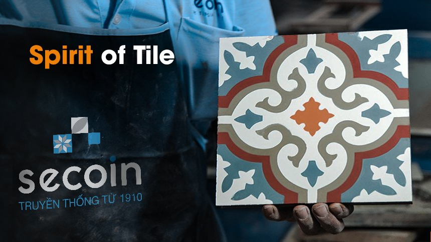 Handcrafted cement tile