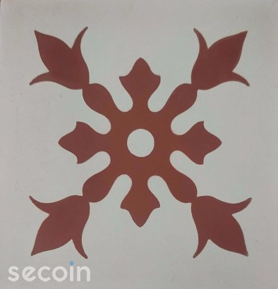 Encaustic cement tile A510 (S834, S4.2)