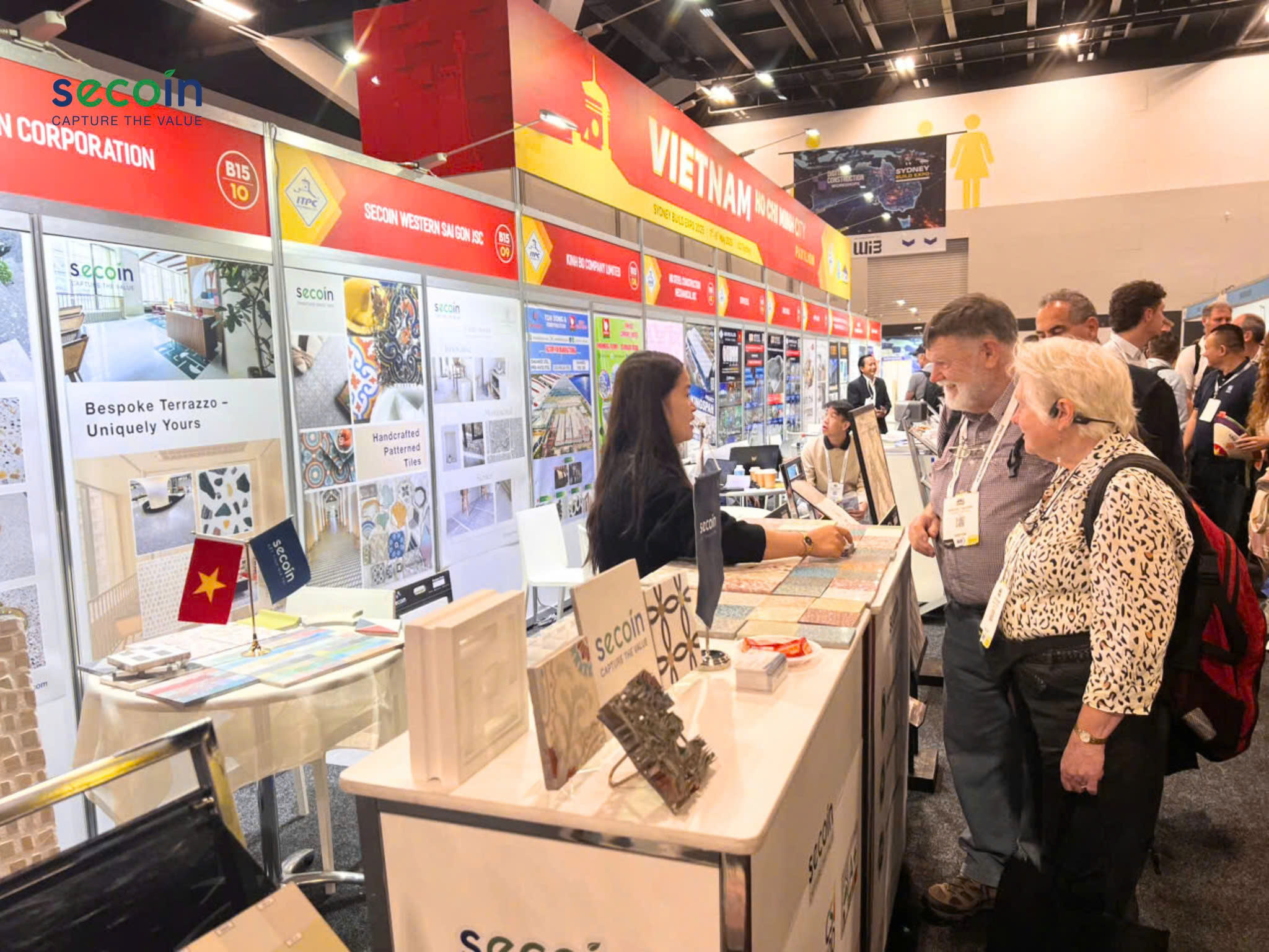 Secoin Showcased Sustainable Terrazzo Tiles at Sydney Build Expo 2025 1 blog sydneybuild3